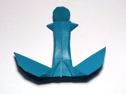 Origami Anchor by Ted Darwin on giladorigami.com