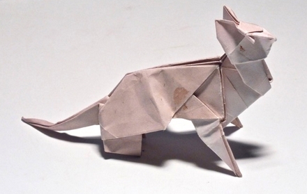 Origami Sphynx by Roman Diaz on giladorigami.com