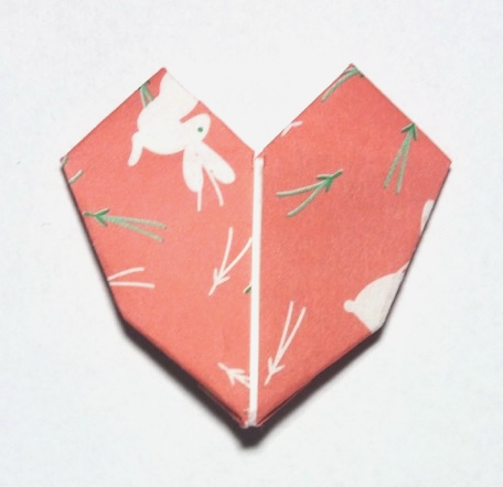 Origami Valentine letterfold by Alice Gray on giladorigami.com