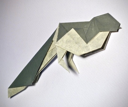 Origami Magpie by Lu Hao on giladorigami.com