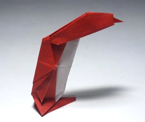 Origami Penguin - Guillemot by Robert Harbin on giladorigami.com