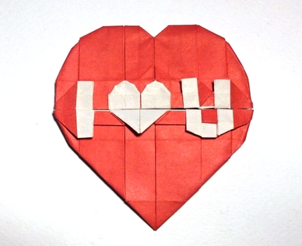 Origami I Love You by Xiaoxian Huang on giladorigami.com