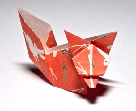 Origami Fox by Fumiaki Kawahata on giladorigami.com