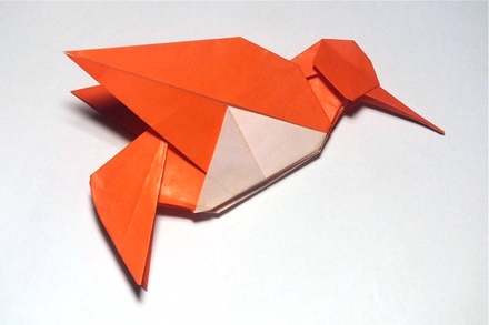 Origami Hummingbird by Gregory Knesner on giladorigami.com