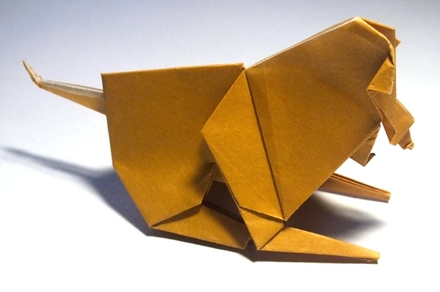 Origami Lion by Philip Yoshio Kushi on giladorigami.com