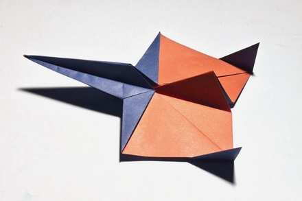 Origami Flying Fox Airplane by Michael G. LaFosse on giladorigami.com