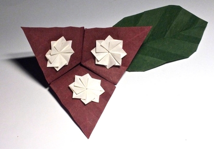 Origami Bougainvillea by Delrosa Marshall on giladorigami.com