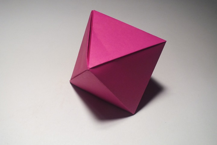 Origami Octahedron by John Montroll on giladorigami.com