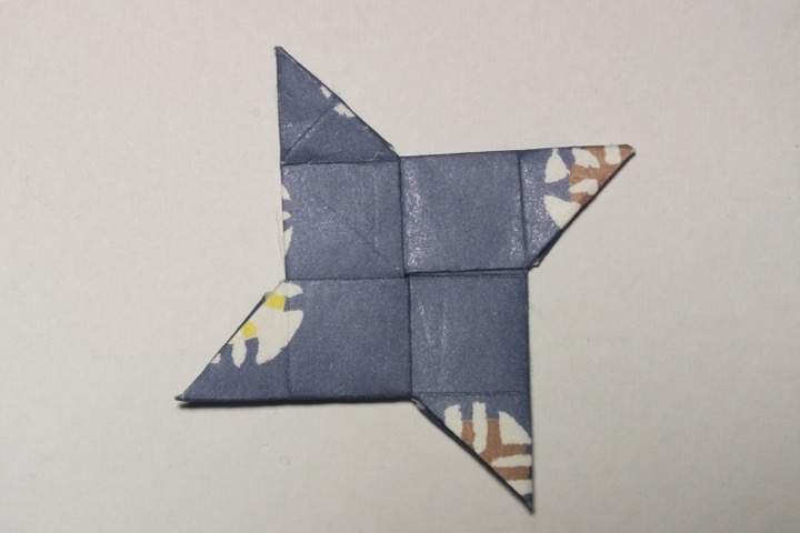 Origami Shuriken by John Montroll on giladorigami.com