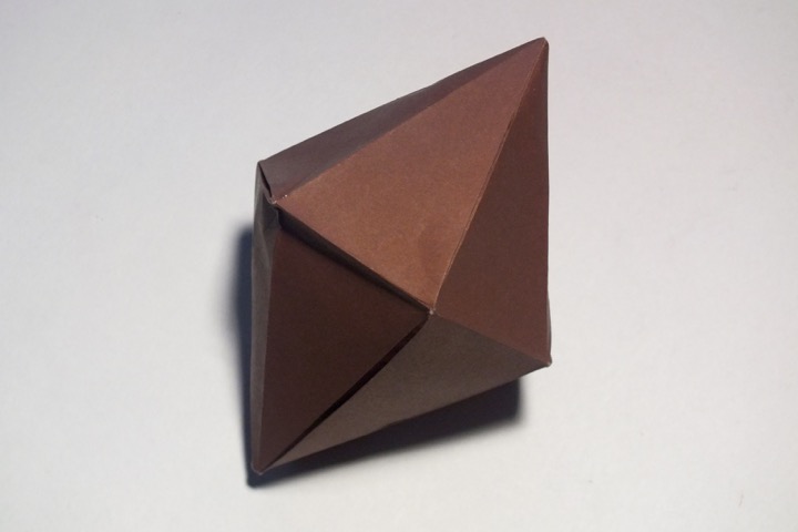 Origami Silver hexagonal dipyramid by John Montroll on giladorigami.com