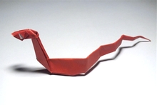 Origami Snake by John Montroll on giladorigami.com