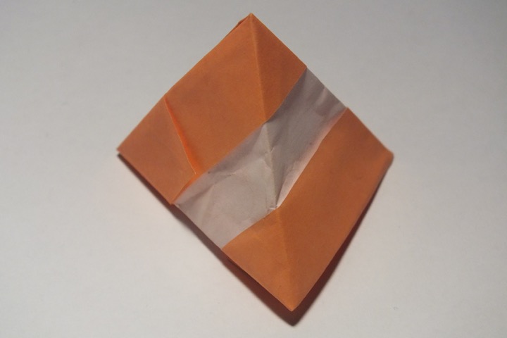 Origami Striped tetrahedron by John Montroll on giladorigami.com