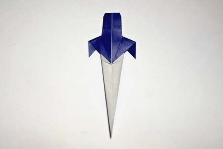 Origami Sword by John Montroll on giladorigami.com