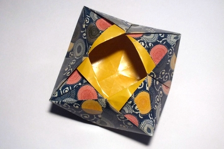 Origami Polyhedral box by Roberto Morassi on giladorigami.com