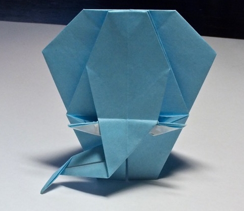 Origami Elephant by Philip Noble on giladorigami.com