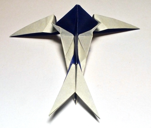 Origami Swallow by James M. Sakoda on giladorigami.com