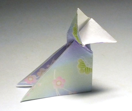 Origami Baby bird by Jeremy Shafer on giladorigami.com