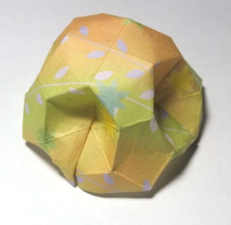 Origami Ball in a ball by Iris Walker on giladorigami.com