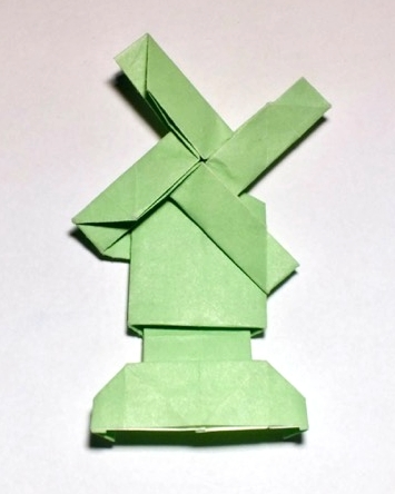 Origami Windmill by Simon Williams on giladorigami.com