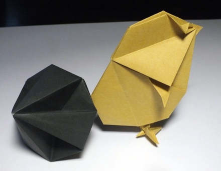 Origami Chick by Yoo Tae Yong on giladorigami.com