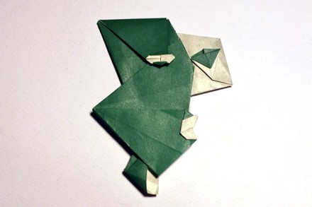 Origami Abstract mask by Zhangyifan on giladorigami.com