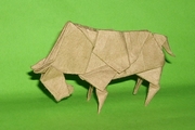 Origami Bison by Madiyar Amerkeshev on giladorigami.com