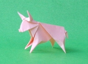 Origami Bull by Madiyar Amerkeshev on giladorigami.com
