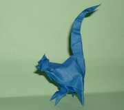 Origami Cat by Madiyar Amerkeshev on giladorigami.com