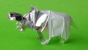 Origami Hippopotamus by Madiyar Amerkeshev on giladorigami.com