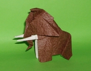 Origami Mammoth baby by Madiyar Amerkeshev on giladorigami.com