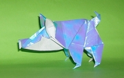 Origami Piglet by Madiyar Amerkeshev on giladorigami.com