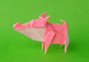 Origami Piglet by Madiyar Amerkeshev on giladorigami.com