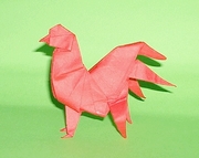 Origami Rooster by Madiyar Amerkeshev on giladorigami.com