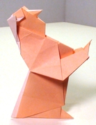 Origami Opera singer by Neal Elias on giladorigami.com