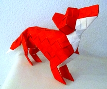 Origami Fox by Max Hulme on giladorigami.com