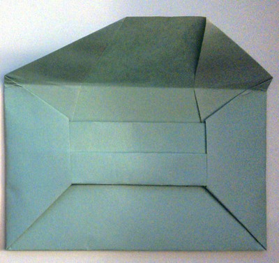 Origami Bar envelope by Frances LeVangia on giladorigami.com