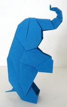 Origami Elephant by Fred Rohm on giladorigami.com
