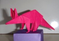Origami Aardvark by John Montroll on giladorigami.com
