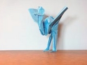 Origami Crane - crowned by John Montroll on giladorigami.com