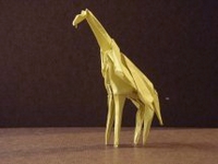 Origami Giraffe by Stephen Weiss on giladorigami.com