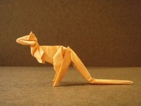 Origami Kangaroo by Stephen Weiss on giladorigami.com