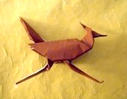 Origami Roadrunner by Stephen Weiss on giladorigami.com