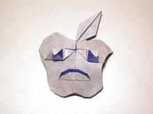 Origami Sad apple by Artur Biernacki on giladorigami.com