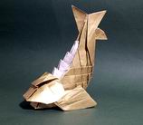 Origami Shachihoko by Fumiaki Kawahata on giladorigami.com
