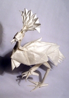 Origami Crowned crane by Yamamoto Taiga on giladorigami.com