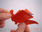 Origami Dragon - flapping by David Brill on giladorigami.com