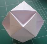 Origami Waterbombic dodecahedron by David Brill on giladorigami.com