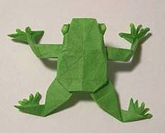 Origami Frog by Peter Budai on giladorigami.com