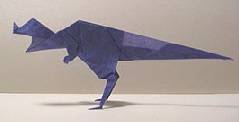 Origami Ceratosaurus by Fumiaki Kawahata on giladorigami.com