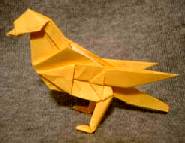 Origami Canary by John Montroll on giladorigami.com